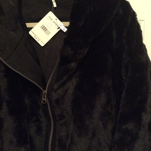 FREE PEOPLE Turn Up Zip Off Hoodie Jacket NWT SM    RARE - Picture 12 of 15